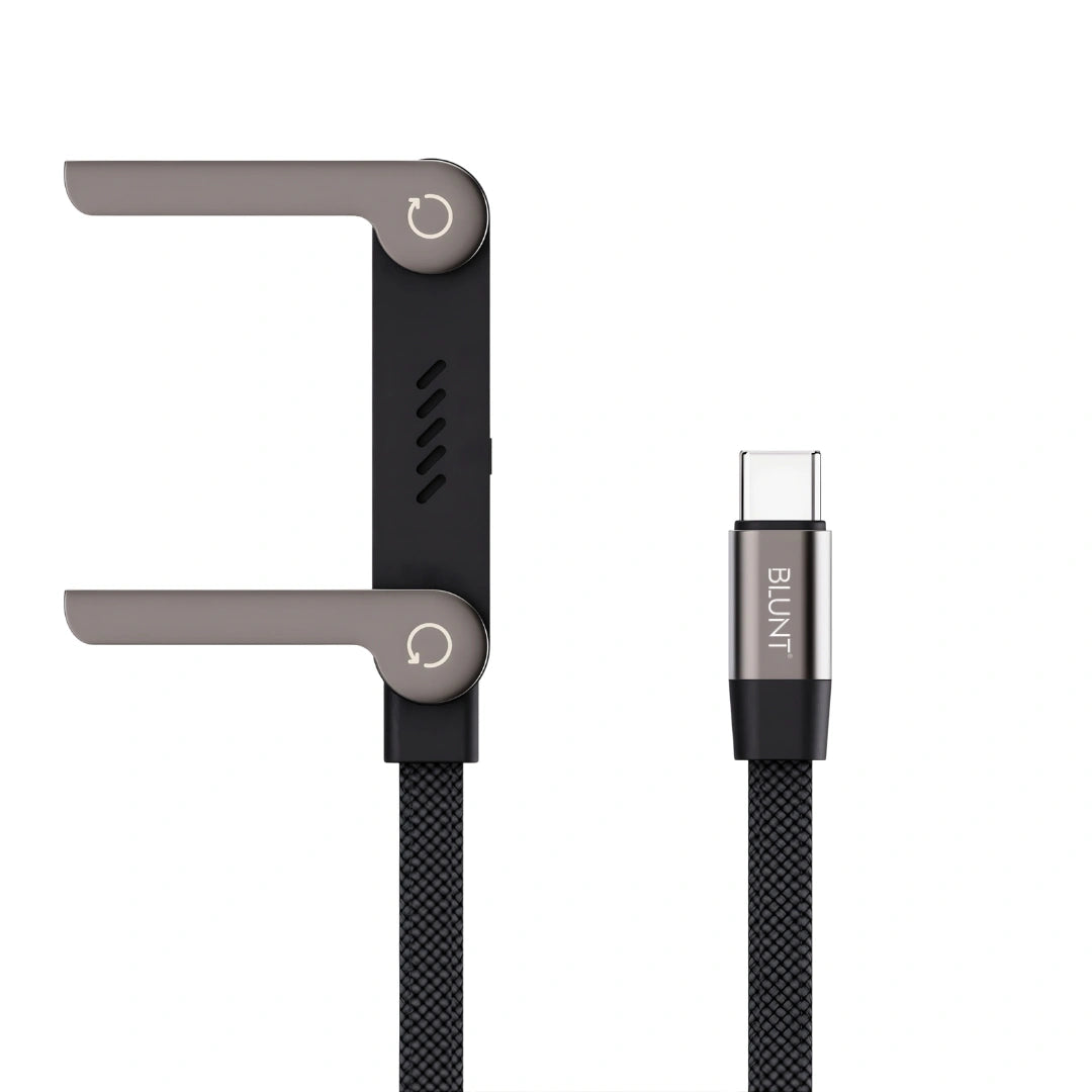 Blunt VOLT X  USB-C Fast Charging Cable | 240W | Built-in Stand & Right-Angle Design